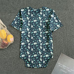 Lacrosse Equipment Pattern Print Men's Bodysuit