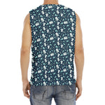 Lacrosse Equipment Pattern Print Men's Fitness Tank Top