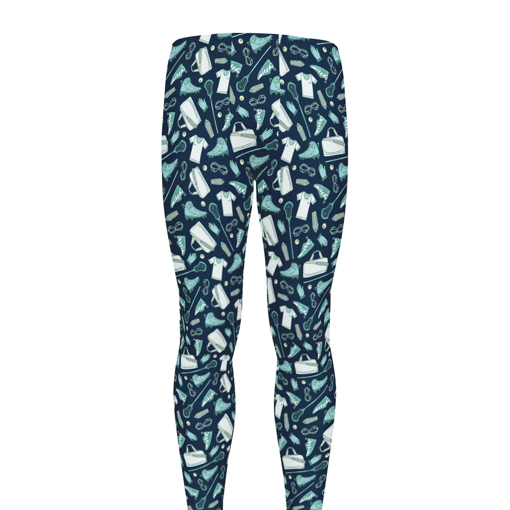 Lacrosse Equipment Pattern Print Men's leggings