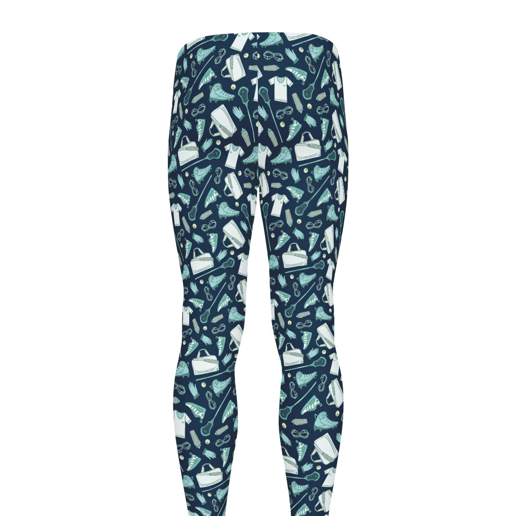 Lacrosse Equipment Pattern Print Men's leggings