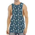 Lacrosse Equipment Pattern Print Men's Muscle Tank Top
