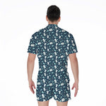 Lacrosse Equipment Pattern Print Men's Rompers