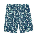 Lacrosse Equipment Pattern Print Men's Sports Shorts