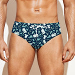 Lacrosse Equipment Pattern Print Men's Swim Briefs