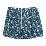 Lacrosse Equipment Pattern Print Mesh Shorts