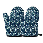 Lacrosse Equipment Pattern Print Oven Mitts