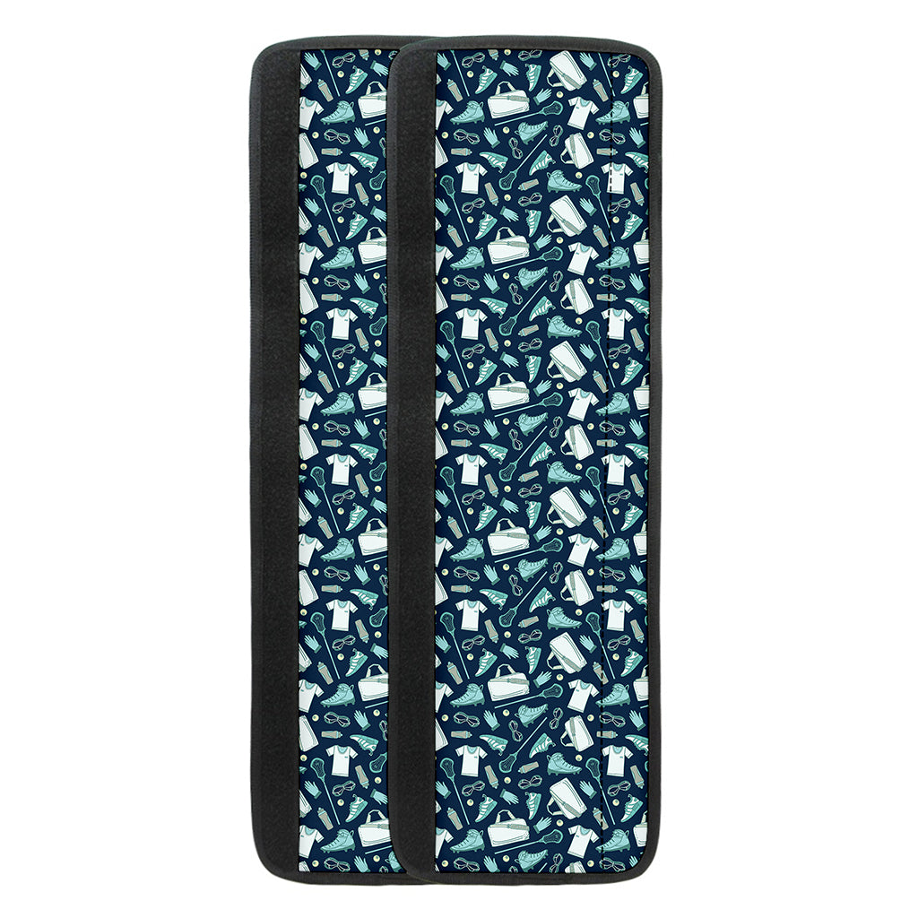 Lacrosse Equipment Pattern Print Refrigerator Handle Covers