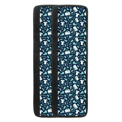 Lacrosse Equipment Pattern Print Refrigerator Handle Covers