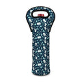 Lacrosse Equipment Pattern Print Single Neoprene Wine Tote