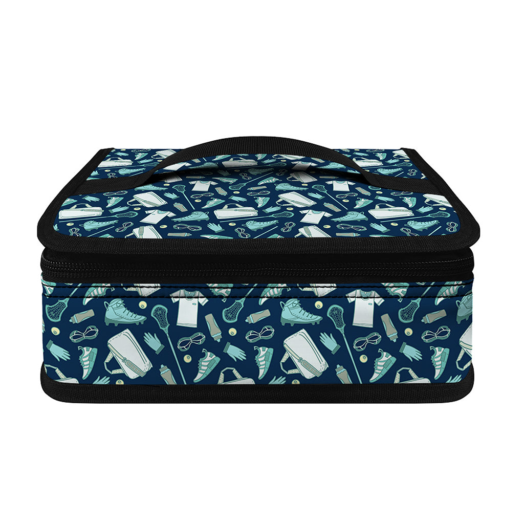 Lacrosse Equipment Pattern Print Small Lunch Bag