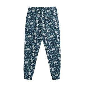 Lacrosse Equipment Pattern Print Sweatpants