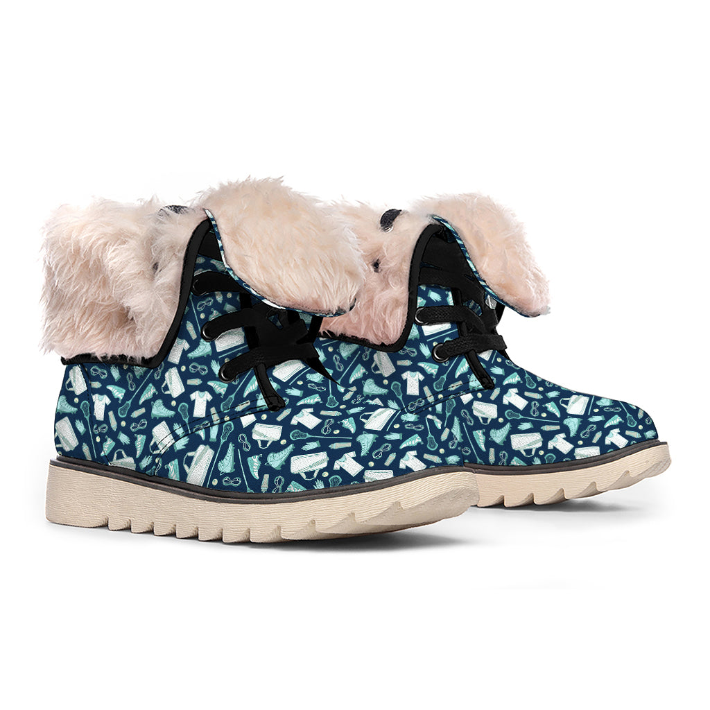 Lacrosse Equipment Pattern Print Winter Boots