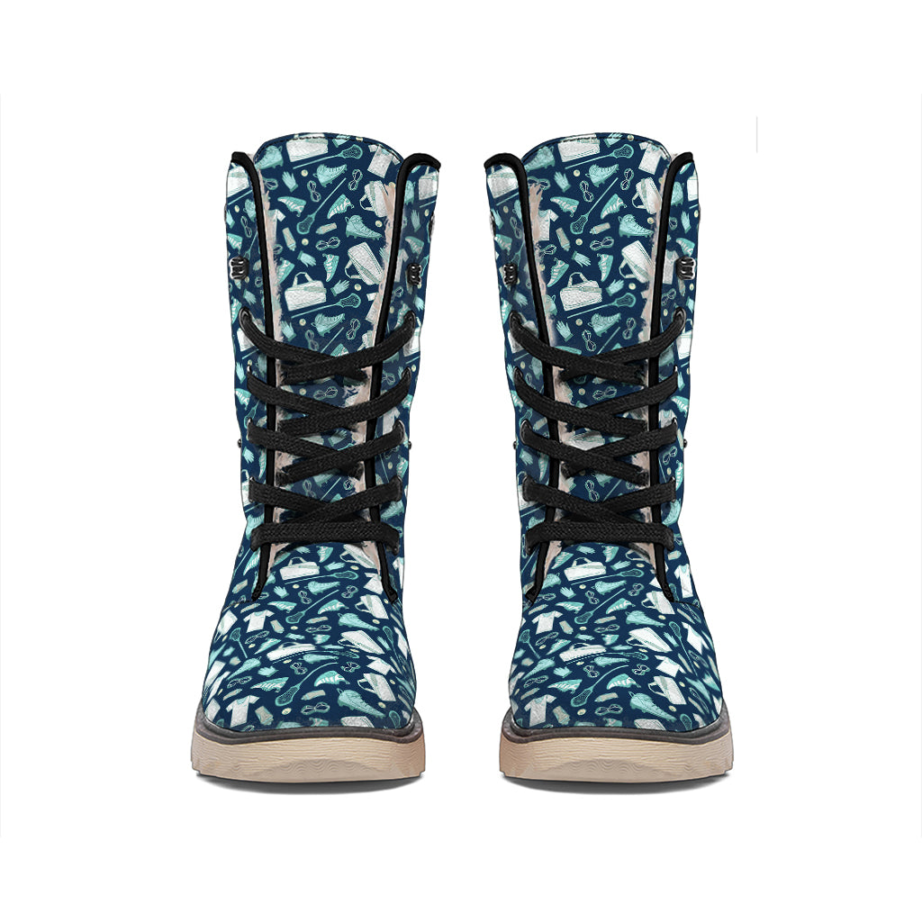 Lacrosse Equipment Pattern Print Winter Boots