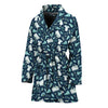 Lacrosse Equipment Pattern Print Women's Bathrobe