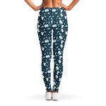 Lacrosse Equipment Pattern Print Women's Leggings