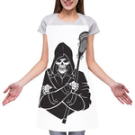 Lacrosse Skull Print Adjustable Apron