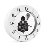 Lacrosse Skull Print Alarm Clock