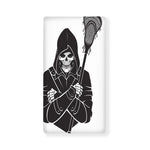 Lacrosse Skull Print Baby Crib Sheet