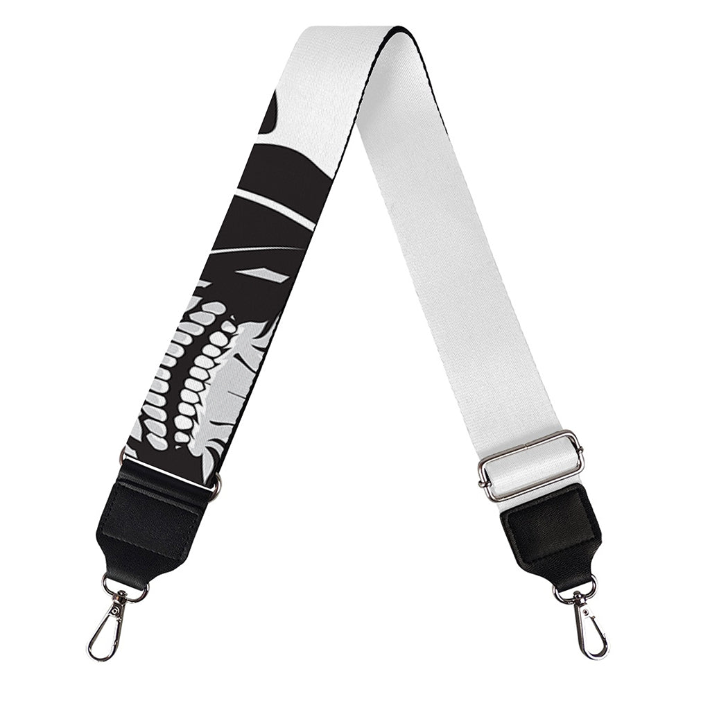 Lacrosse Skull Print Bag Strap