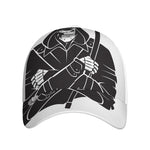 Lacrosse Skull Print Baseball Cap