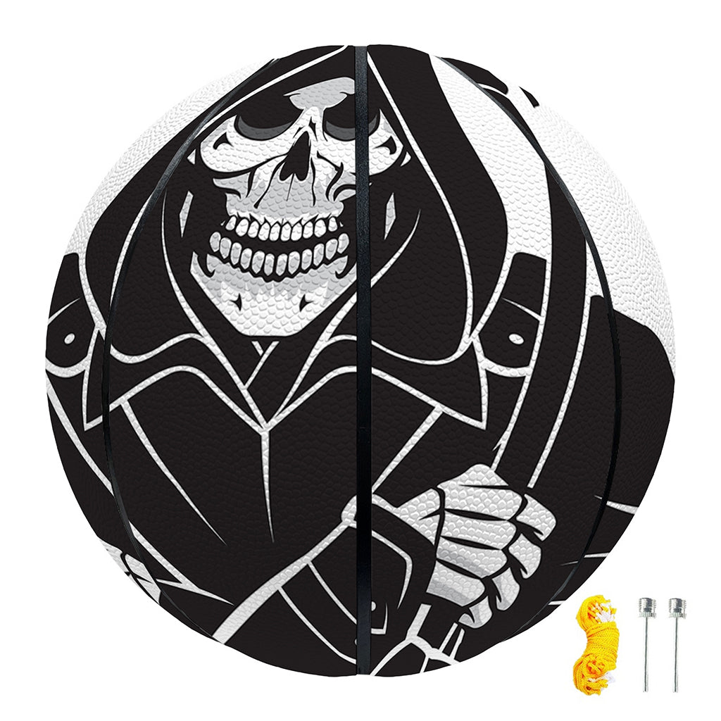 Lacrosse Skull Print Basketball