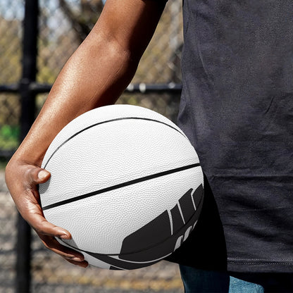 Lacrosse Skull Print Basketball