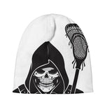 Lacrosse Skull Print Beanie
