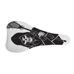 Lacrosse Skull Print Bicycle Seat Cover