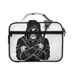 Lacrosse Skull Print Briefcase Bible Bag