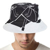 Lacrosse Skull Print Bucket Hat