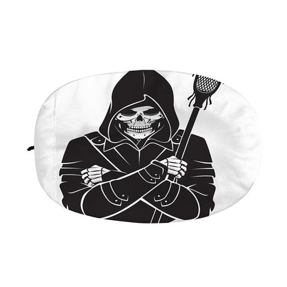Lacrosse Skull Print Car Side Mirror Covers