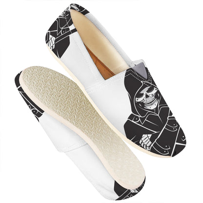 Lacrosse Skull Print Casual Shoes