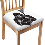 Lacrosse Skull Print Chair Cushion Cover