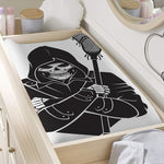 Lacrosse Skull Print Changing Pad Cover