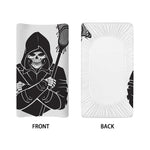 Lacrosse Skull Print Changing Pad Cover