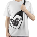 Lacrosse Skull Print Chest Bag