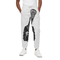 Lacrosse Skull Print Cotton Sweatpants