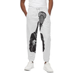 Lacrosse Skull Print Cotton Pants