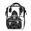 Lacrosse Skull Print Diaper Bag