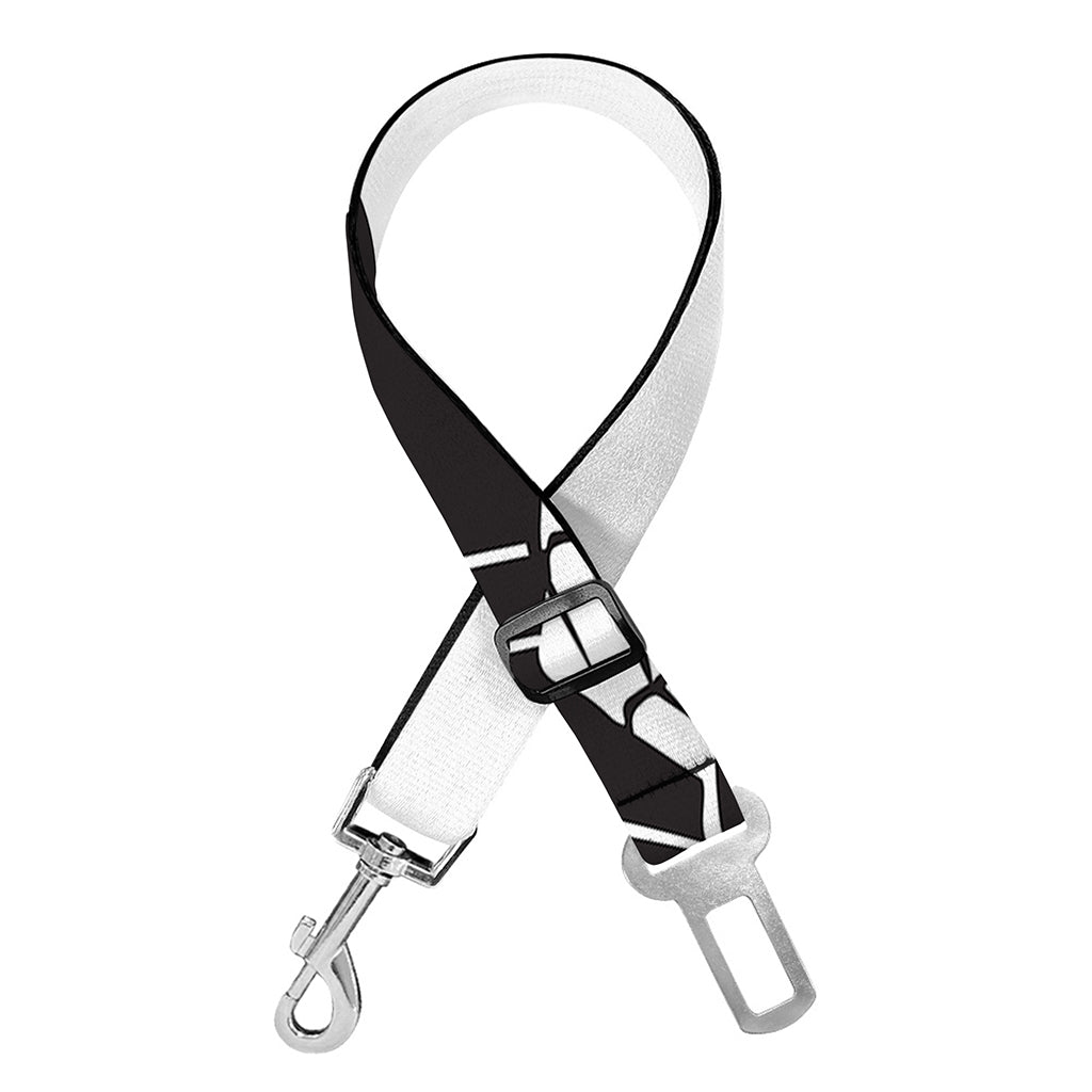 Lacrosse Skull Print Dog Seat Belt