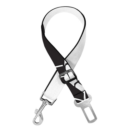 Lacrosse Skull Print Dog Seat Belt