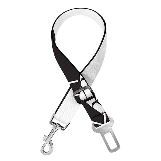 Lacrosse Skull Print Dog Seat Belt