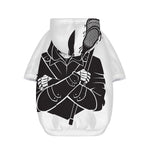 Lacrosse Skull Print Dog Zip Up Hoodie