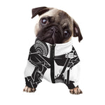 Lacrosse Skull Print Dog Zip Up Jacket