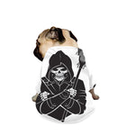 Lacrosse Skull Print Dog Zip Up Jacket