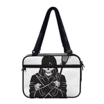 Lacrosse Skull Print Double Strap Bible Bag