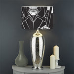 Lacrosse Skull Print Drum Lamp Shade