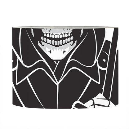 Lacrosse Skull Print Drum Lamp Shade