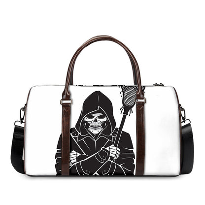 Lacrosse Skull Print Duffle Bag