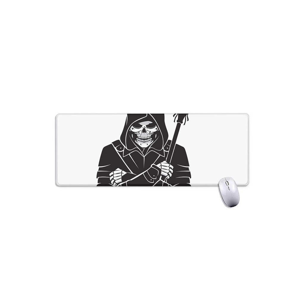 Lacrosse Skull Print Extended Mouse Pad